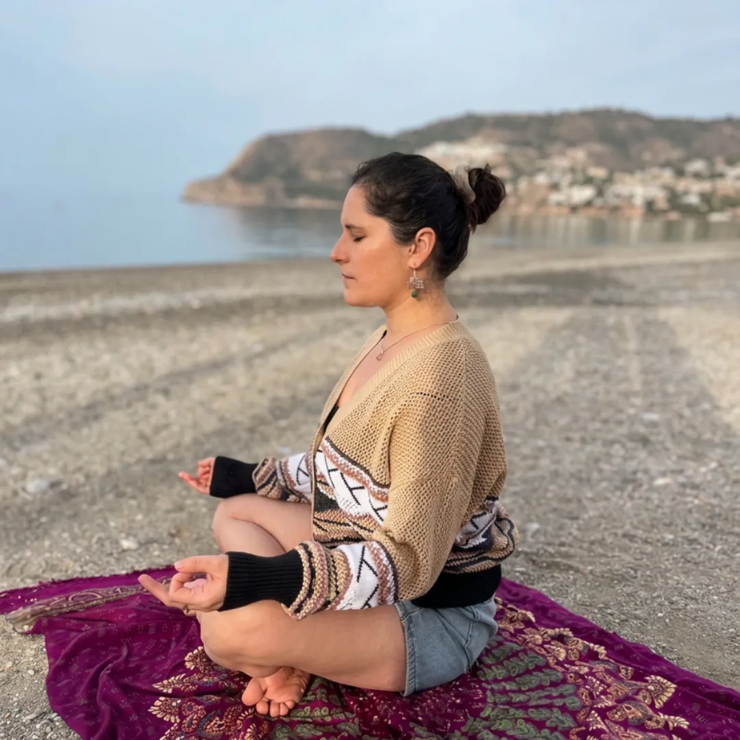 Meditation on the beach