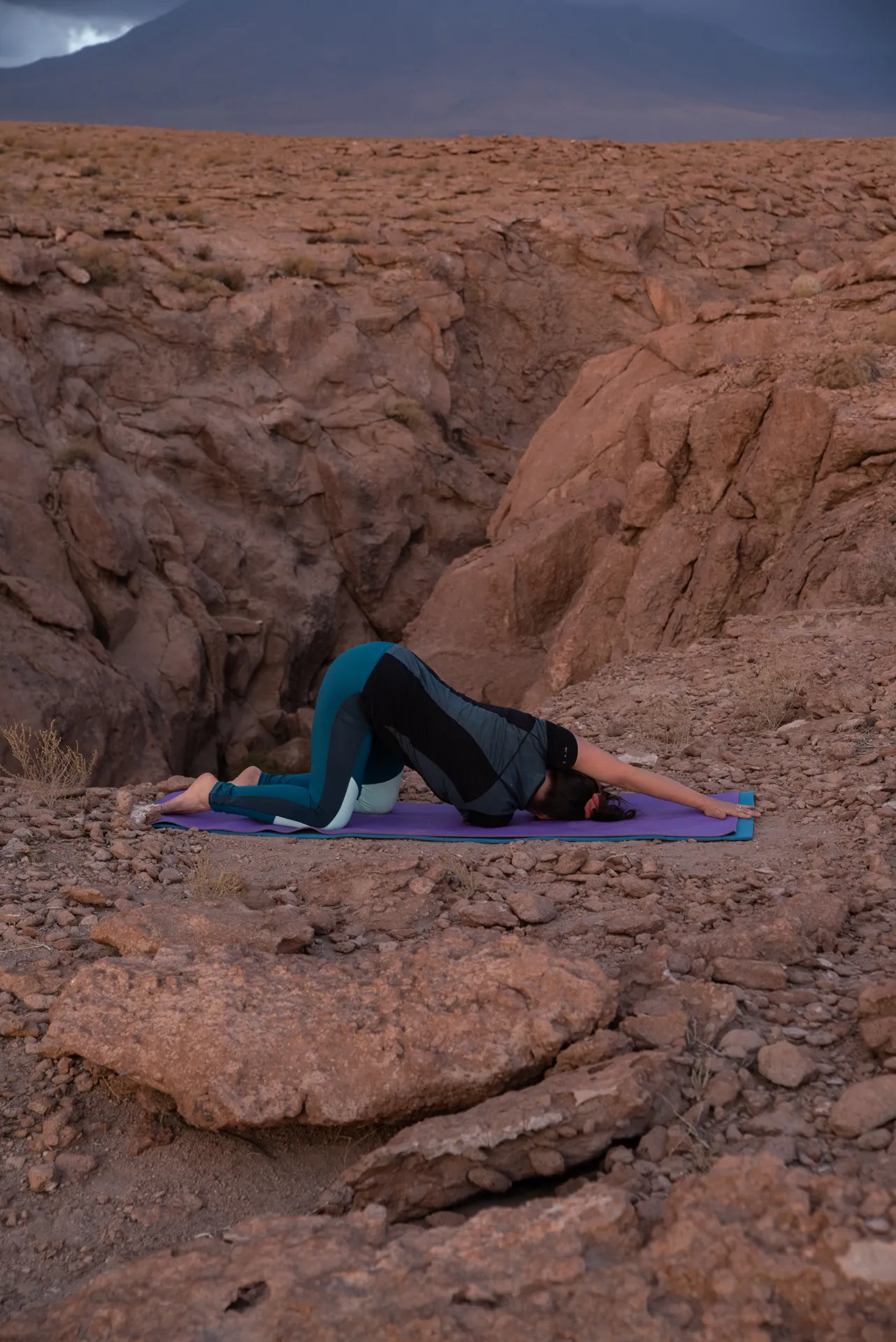 Pilates in the Atacama desert